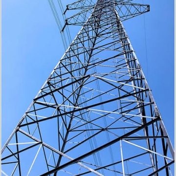 Transmission line steel tower