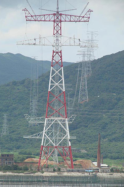 500KV river crossing tower