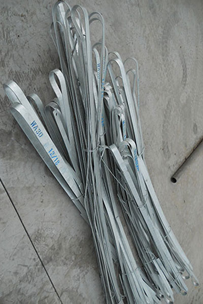 Earthing steel belt