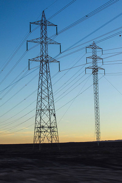 Electricity transmission tower