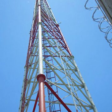 Hybrid telecom steel tower