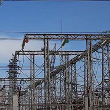Substation lattice gantry