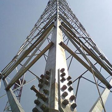 Telecommunication angular tower