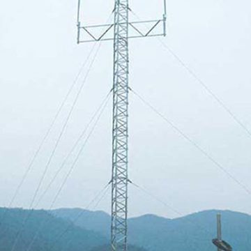 Telecommunication guyed mast